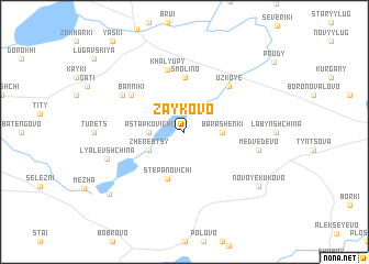 map of Zaykovo