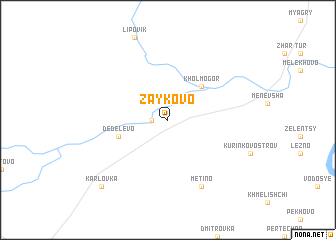 map of Zaykovo