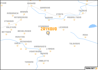 map of Zaykovo