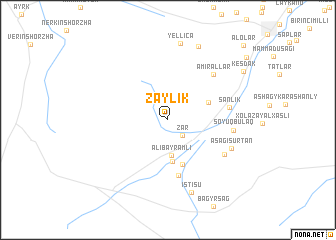 map of Zǝylik