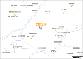 map of Zǝylik