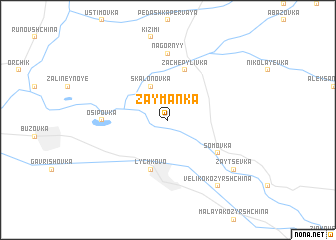 map of Zaymanka