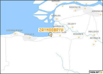 map of Zaymo-Obryv