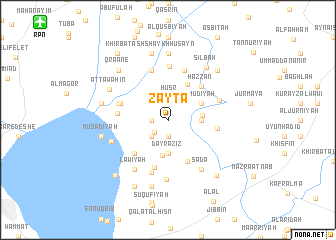 map of Zaytā