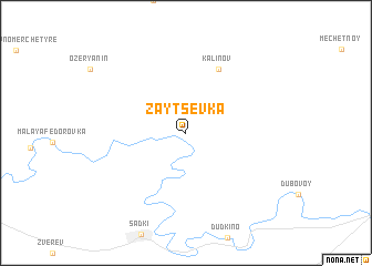 map of Zaytsevka