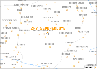 map of Zaytsevo Pervoye