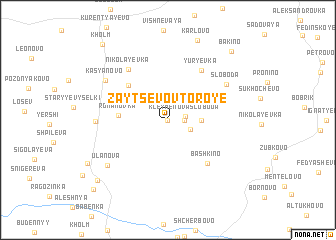 map of Zaytsevo Vtoroye