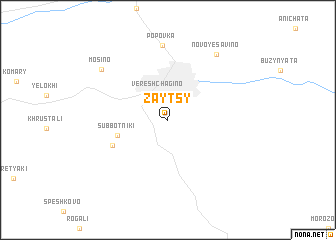 map of Zaytsy