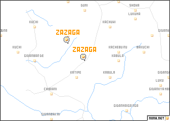 map of Zazaga