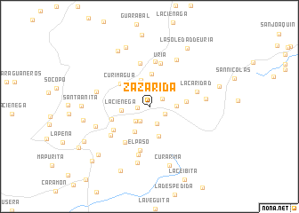 map of Zazárida