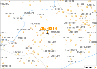 map of Zazarita