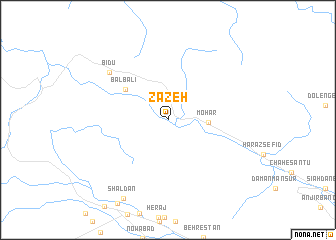 map of Zazeh