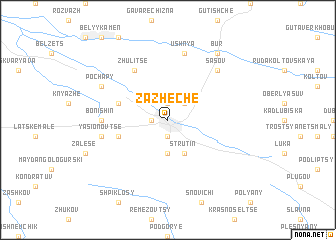 map of Zazheche