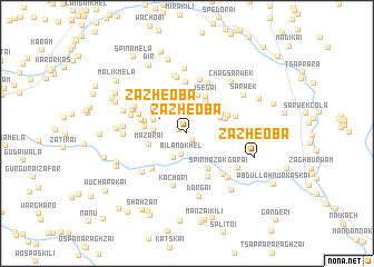 map of Zazhe Oba