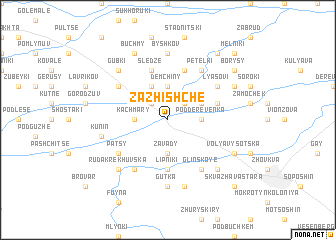 map of Zazhishche
