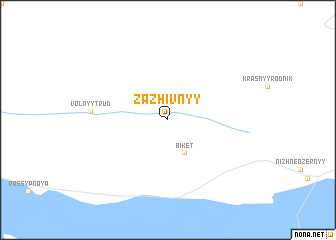 map of Zazhivnyy