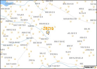 map of Zazid