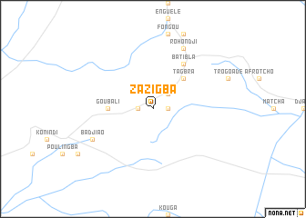 map of Zazigba