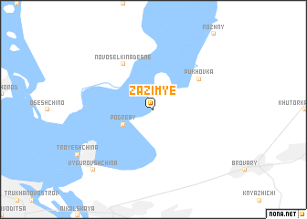 map of Zazimʼye
