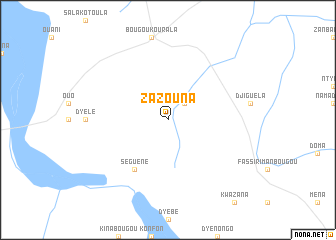 map of Zazouna