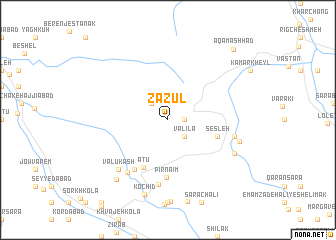 map of Zazūl