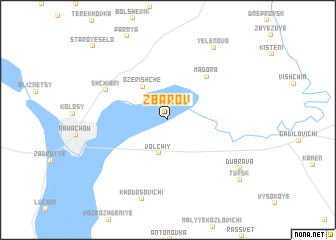 map of Zbarov