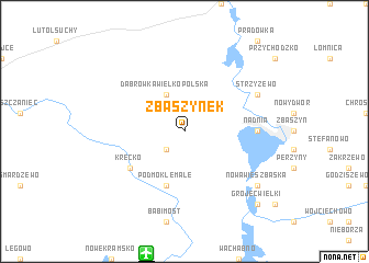 map of Zbąszynek