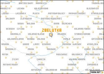 map of Zbelutka