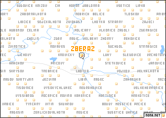 map of Zberaz