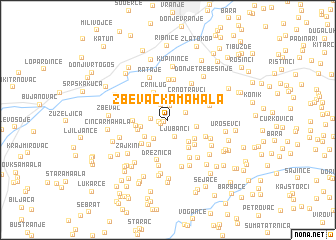 map of (( Žbevačka Mahala ))