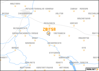 map of Zbitsa