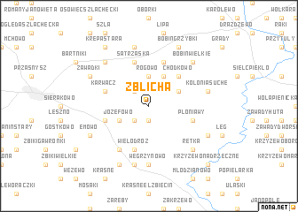 map of Zblicha