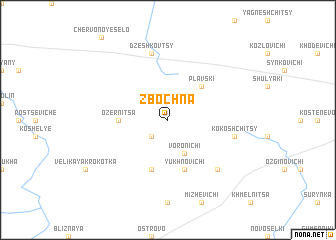 map of Zbochna