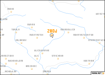 map of Zboj