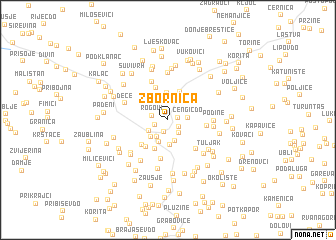 map of Zbornica