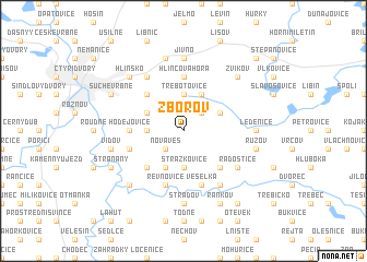 map of Zborov