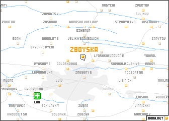 map of Zboyska