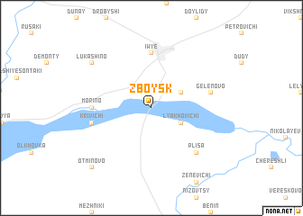 map of Zboysk