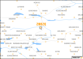 map of Zboże