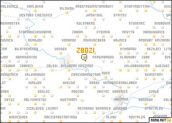 map of Zboží