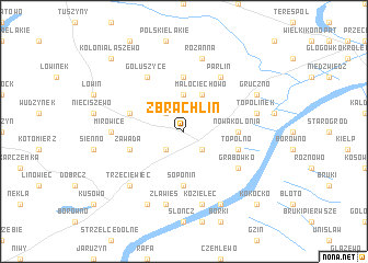 map of Zbrachlin