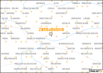 map of Zbrojowskie
