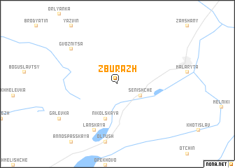 map of Zburazh