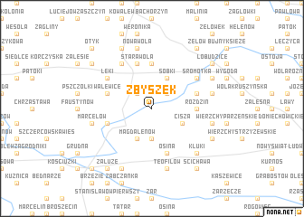 map of Zbyszek