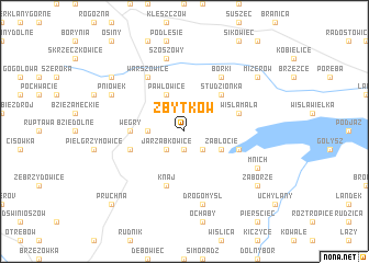 map of Zbytków