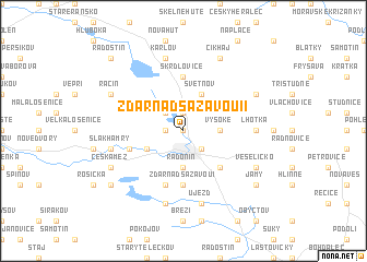 map of Žďár nad Sázavou II