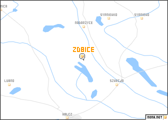 map of Zdbice