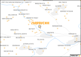 map of Zdorovchik