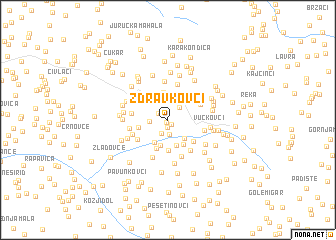 map of Zdravkovci