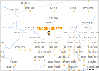 map of Zdravkovets